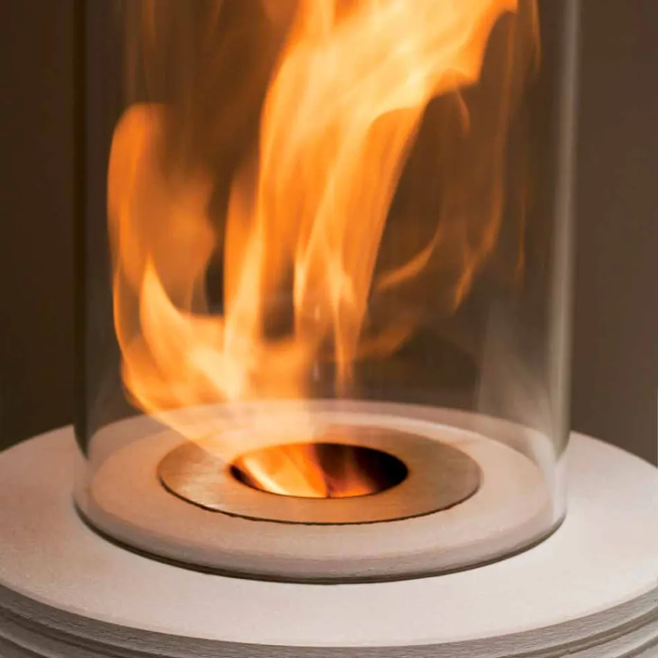 Biocamino kolo podpora mramor Gordon, made in Italy Viadurini