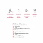 Biocamino Modern Wall bioethanol Josepha tvaru plamene Viadurini