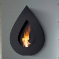 Biocamino Modern Wall bioethanol Josepha tvaru plamene