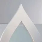 Biocamino z bioetanolu země, plamen ve tvaru moderní design Todd Viadurini