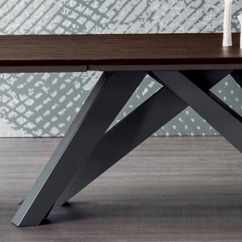 Bonaldo Velký stůl rozkládací stůl z italského designového dřeva