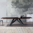 Bonaldo Velký stůl rozkládací stůl z italského designového dřeva Viadurini