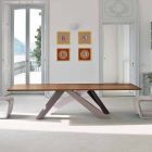Bonaldo Big Table dýhovaný stůl vyrobený v designu Itálie Viadurini