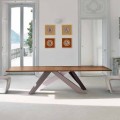 Bonaldo Big Table dýhovaný stůl vyrobený v designu Itálie