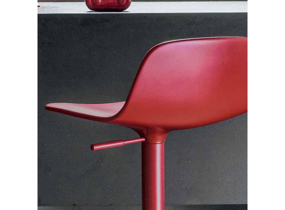 Bonaldo Bonnie otočná nastavitelná ocelová stolička vyráběná v Itálii Bonnie Viadurini