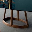 Bonaldo Greeny design oválný stůl v Marquinia mramoru vyrobeném v Itálii Viadurini