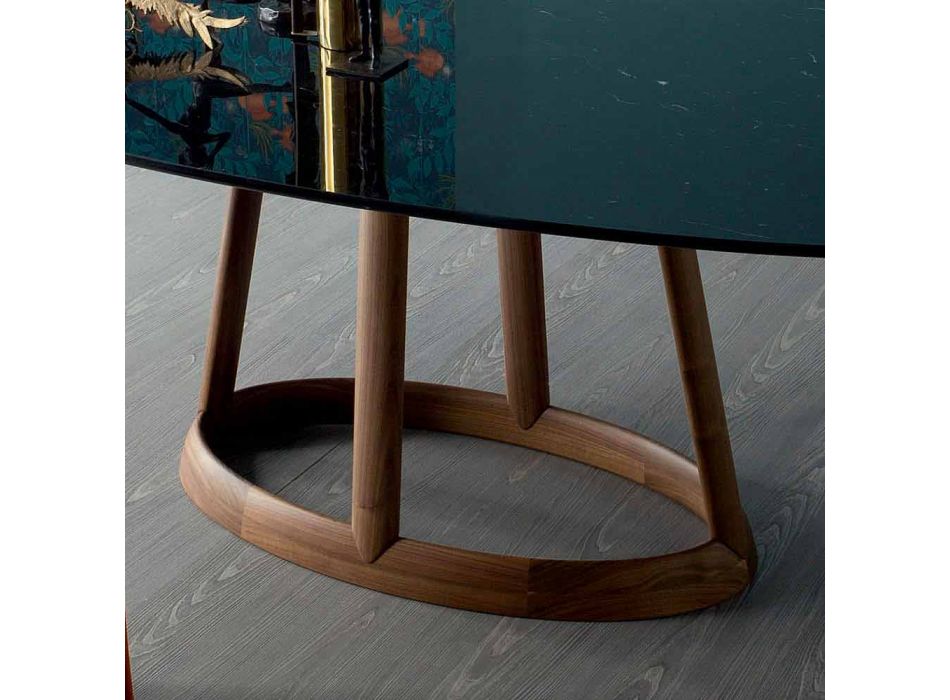 Bonaldo Greeny design oválný stůl v Marquinia mramoru vyrobeném v Itálii