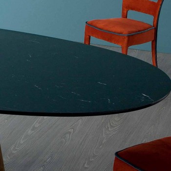 Bonaldo Greeny design oválný stůl v Marquinia mramoru vyrobeném v Itálii