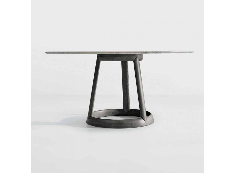 Bonaldo Greeny Design kulatého stolu Carrara mramorová podlaha vyrobená v Itálii Viadurini