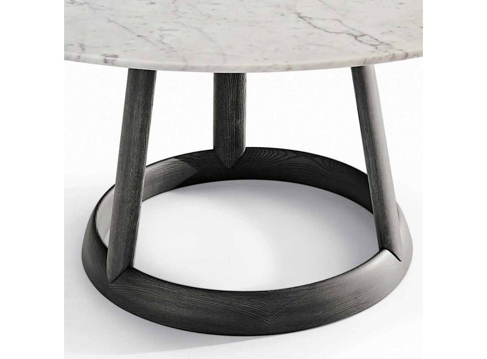 Bonaldo Greeny Design kulatého stolu Carrara mramorová podlaha vyrobená v Itálii Viadurini