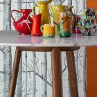 Bonaldo Greeny kulatý stůl Calacatta mramorová podlaha vyrobená v Itálii Viadurini