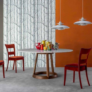 Bonaldo Greeny kulatý stůl Calacatta mramorová podlaha vyrobená v Itálii