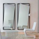 Bonaldo visuté zrcadlové stěny lakované dřevo design H185cm vyrobené v Itálii Viadurini