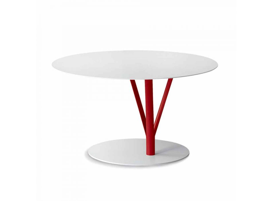 Bonaldo Kadou designová tabulka lakovaná ocel D70cm vyrobená v Itálii Viadurini