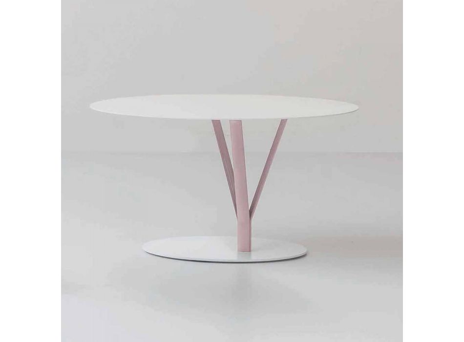 Bonaldo Kadou designová tabulka lakovaná ocel D70cm vyrobená v Itálii Viadurini