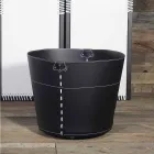 Držitel kulatiny ve 100% Made in Italy Plato Leather Viadurini