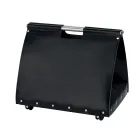 Ekokožená taška na palivové dřevo s kolečky Made in Italy - Snail Viadurini