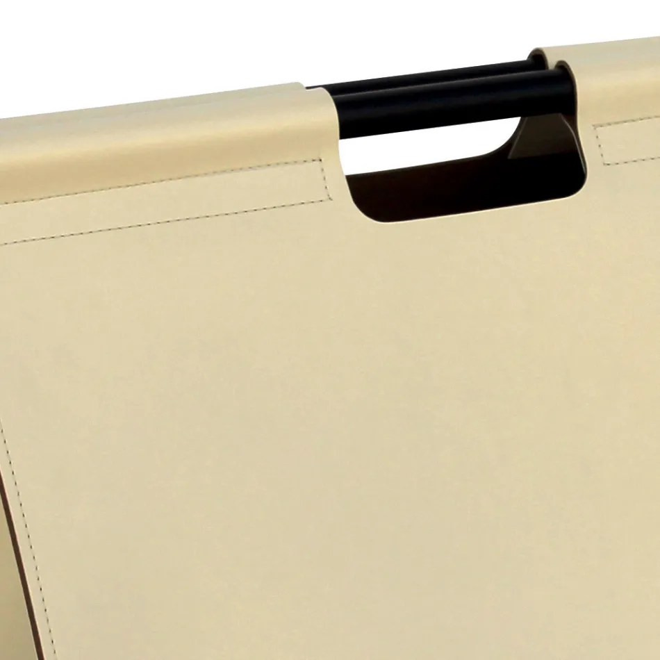 Ekokožená taška na palivové dříví s kolečky Made in Italy - Snail Viadurini