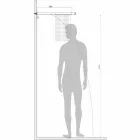 Bossini Manhattan sprchová hlavice z nerezové oceli s dvěma tryskami Viadurini