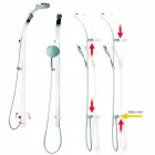 Bossini září Posuvná sprcha s vodou Flat Viadurini