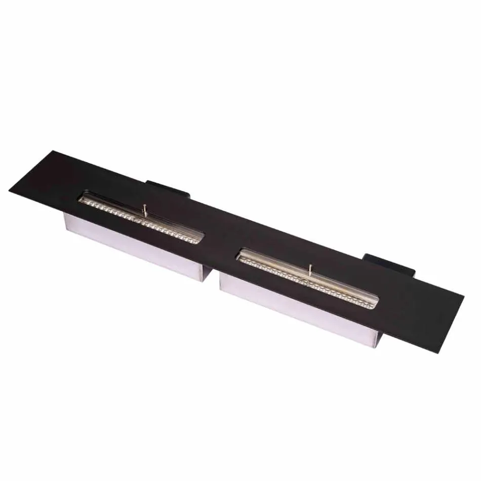 Lineární ruční hořák z nerezové oceli pro krb na bioethanol - Brandon Viadurini