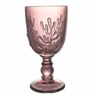 Barevné poháry ve skleněné a korálové výzdobě, 12 kusů - karmínová Viadurini