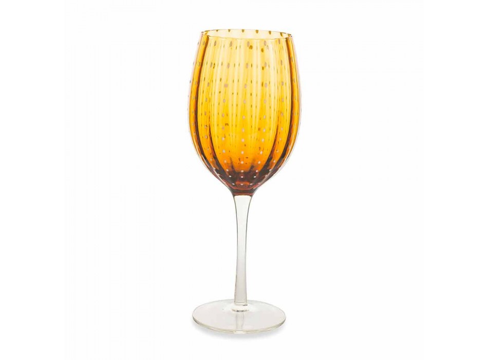 Barevné a moderní sklenice na víno 12 kusů Elegantní služba - Persie Viadurini