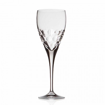 Křišťálové sklenice na víno k ochutnání 12 kusů - Titanioball Viadurini