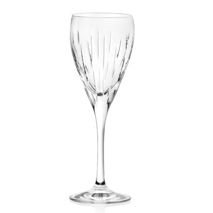 Sklenice na víno a segmenty Eco Crystal, luxusní řada 12 ks - Monnalisa Viadurini