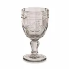 Sklenice na barevné víno ve skle s dekorací Arabescato, 12dílná služba - šroub Viadurini