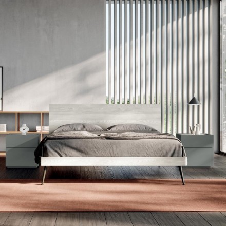 Kompletní pokoj se 4 prvky moderního designu vyrobenými v Itálii - Mallorca Viadurini