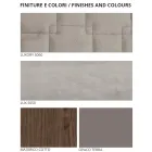 Ložnice se 4 prvky moderního designu vyrobena v Itálii - elektrická Viadurini