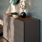 Ložnice se 4 prvky moderního designu vyrobena v Itálii - elektrická Viadurini