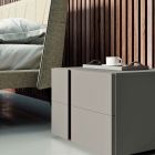 Ložnice se 4 prvky v moderním stylu Made in Italy Vysoká kvalita - Minorco Viadurini