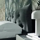 Moderní stylová 4prvková ložnice vyrobená v Itálii - Calimero Viadurini