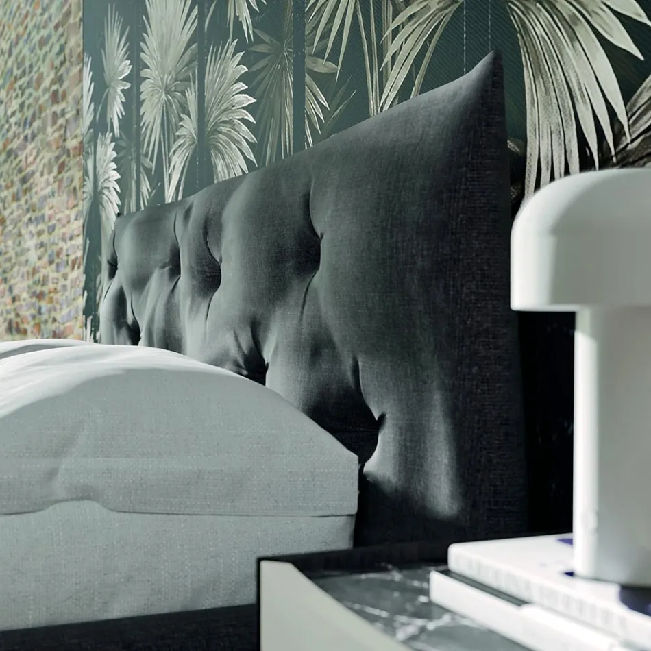 Moderní stylová 4prvková ložnice vyrobená v Itálii - Calimero Viadurini