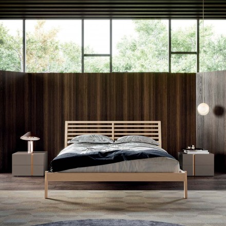 Moderní styl 5prvková ložnice vyrobená v Itálii Vysoká kvalita - vzácná Viadurini