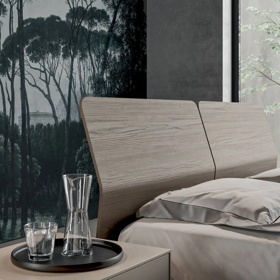 Kompletní ložnice se 4 vysoce kvalitními prvky vyrobenými v Itálii - Odema Viadurini