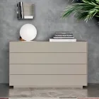 Kompletní ložnice se 4 vysoce kvalitními prvky vyrobenými v Itálii - Odema Viadurini