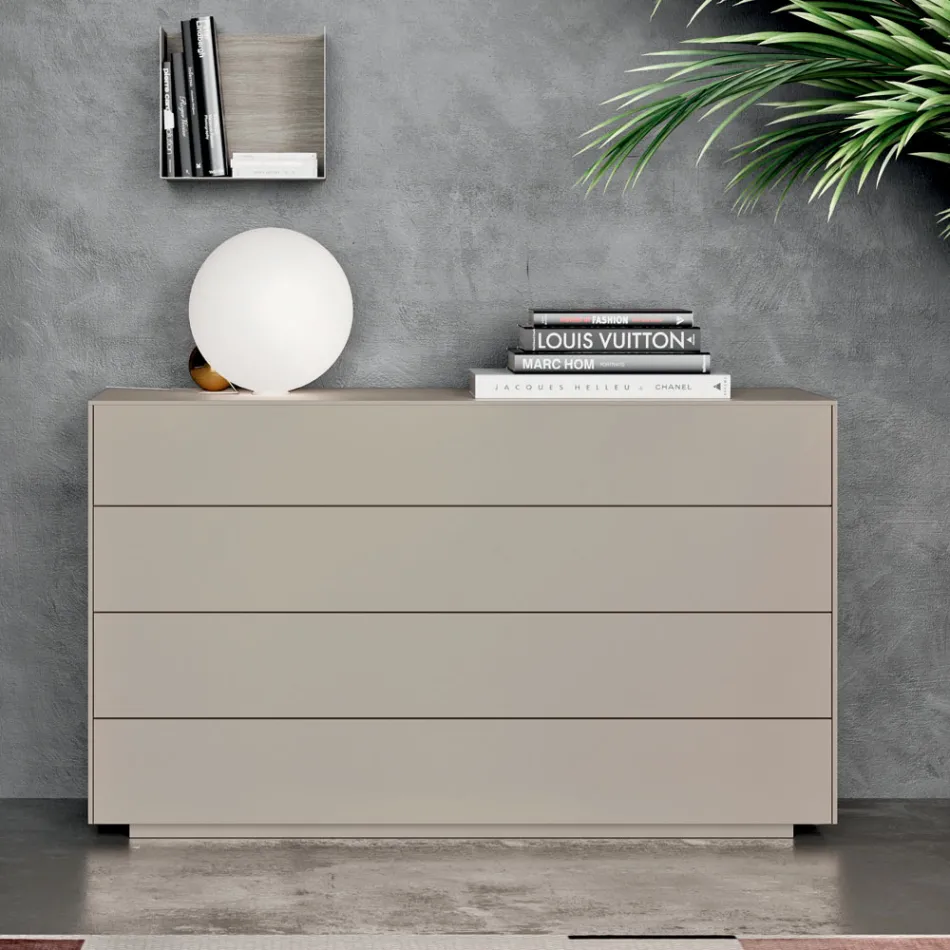 Kompletní ložnice se 4 vysoce kvalitními prvky vyrobenými v Itálii - Odema Viadurini