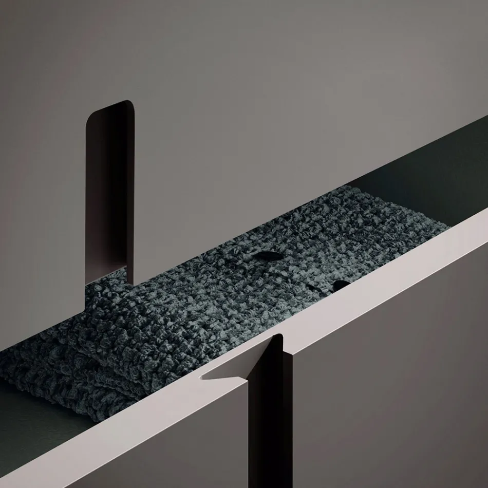 Kompletní ložnice s 5 prvky v moderním stylu Made in Italy - Savanna Viadurini