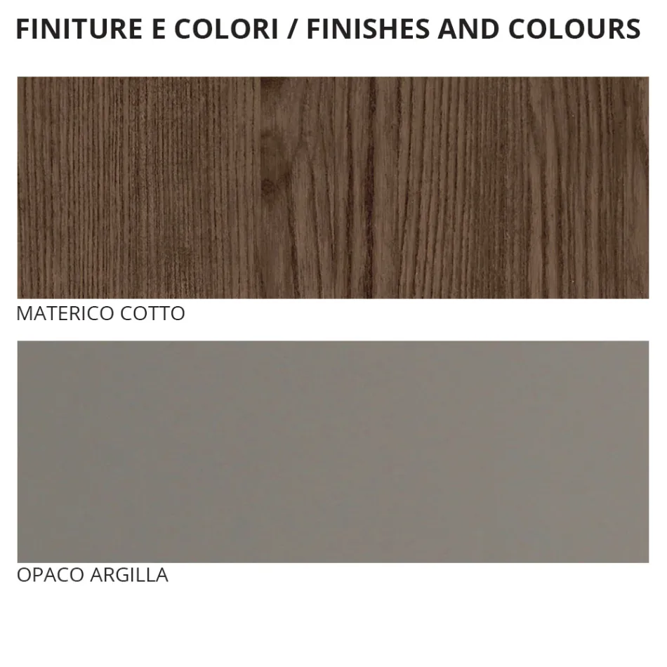 Kompletní ložnice s 5 prvky v moderním stylu Made in Italy - Savanna Viadurini