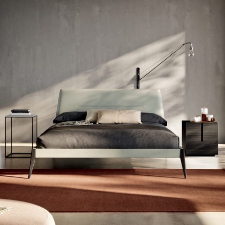 Dvoulůžkový pokoj s 5 prvky v moderním stylu vyrobený v Itálii - Octavia Viadurini