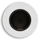 Kulatý designový nástěnný bioethanový krb z lakované oceli - Trenton Viadurini