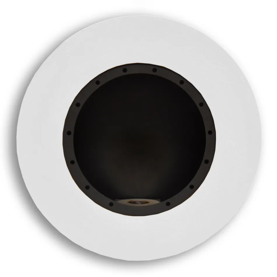 Kulatý designový nástěnný bioethanový krb z lakované oceli - Trenton Viadurini