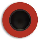 Kulatý designový nástěnný bioethanový krb z lakované oceli - Trenton Viadurini