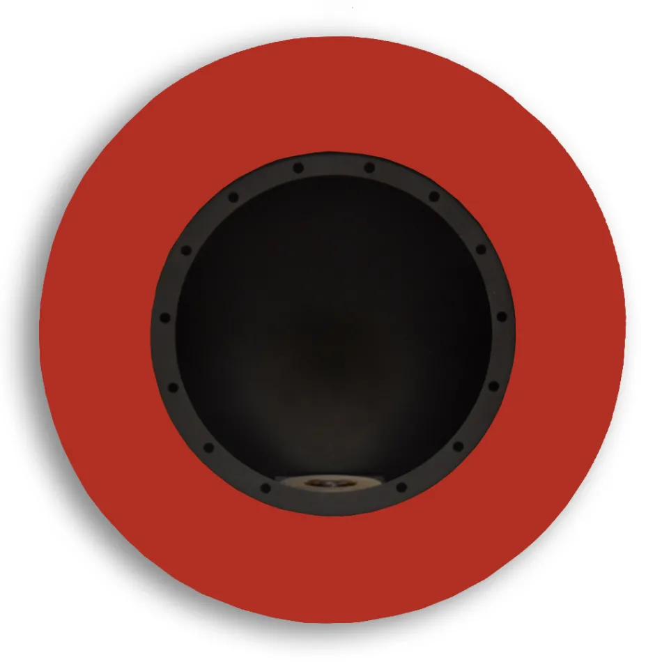 Kulatý designový nástěnný bioethanový krb z lakované oceli - Trenton Viadurini