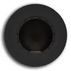 Kulatý designový nástěnný bioethanový krb z lakované oceli - Trenton Viadurini