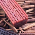 Řemeslná obdélníková skořicová vonná svíčka vyrobená v Itálii - Alissa Viadurini