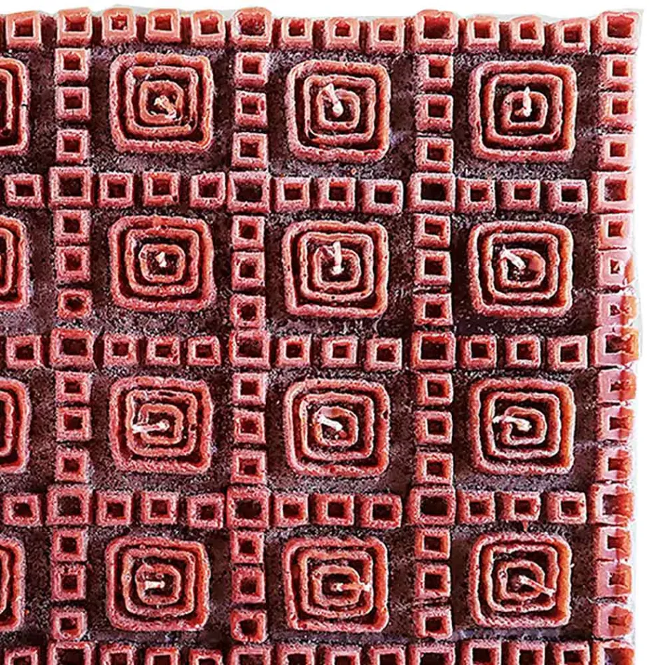 Vonná svíčka z hnědého vosku s 25 knoty Made in Italy - Piura Viadurini